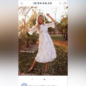 JessaKae Wandering Willoughby White Floral